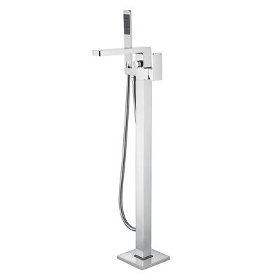 Floor Standing Home Decoration Brass Bathroom Modern Contemporary Ceramic Bathtub Faucet