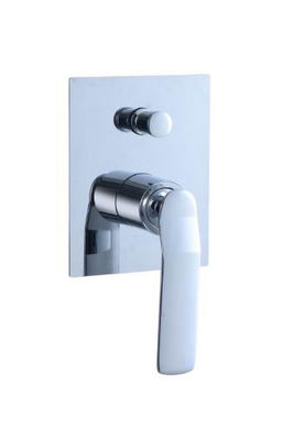 Tek kaldıraç duvara gizlenmiş banyo veya duş karıştırıcısı yönlendirici banyo krom tunç musluk OEM