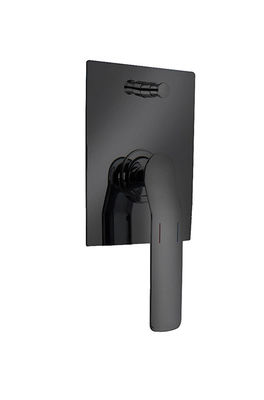 Single lever concealed in-wall bath or shower mixer with diverter matt black bathroom brass tap faucet OEM