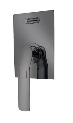 Single lever concealed in-wall bath or shower mixer with diverter gun metal bathroom brass tap faucet OEM