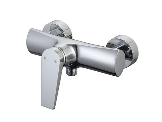 Single lever bath or shower mixer bathroom chrome brass tap faucet cold and hot OEM