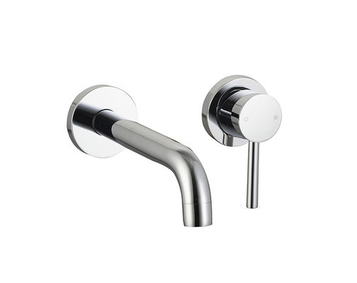 Round Classical In Wall Single Lever Bathroom Mixer Tap Bathroom Chrome Brass