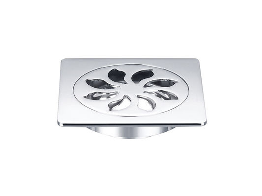 Brass floor drain brass body brass cover for bathroom OEM