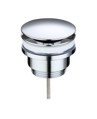 Brass basin drain drainage big cap stopper vanity Waste drain vessel pop up drain lavatory basin waste chrome OEM