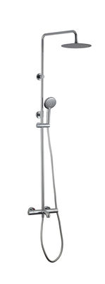 Chrome Brass Thermostatic Faucets OEM Round Rainshower Handshower Temperature Adjustable