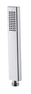 Brass microphone handshower hand shower for shower column bathroom silicon nozzle easy cleaning square OEM