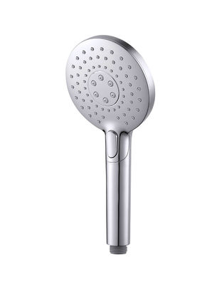 ABS 3 function handshower hand shower for shower column chrome bathroom silicon nozzle round easy clean OEM