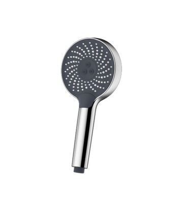 3 Function ABS Hand Shower Plastic Column Chrome Bathroom Easy Cleaning