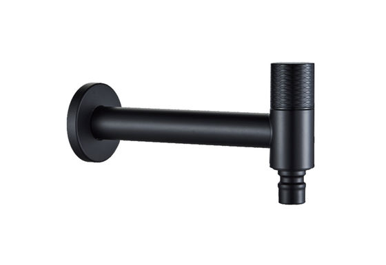 Cold Water Basin Tap Mixer SUS304 Bibcock Long Spout Single Wall Mounted