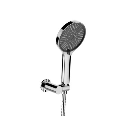 Holder Hose Chrome Hand Showers ABS Plastic 3 Function