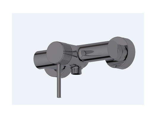 Annular Knurl Handle Single Lever Bathroom Mixer Tap Cold And Hot Water