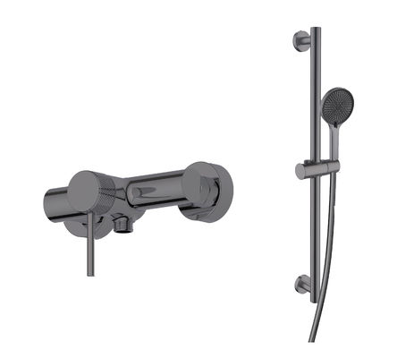 Wall Mounted Single Lever Bath Mixer Tap With Shower