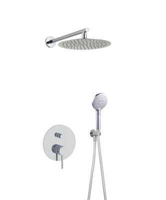 ABS 3 Function In Wall Shower Faucet Chrome Faucet OEM