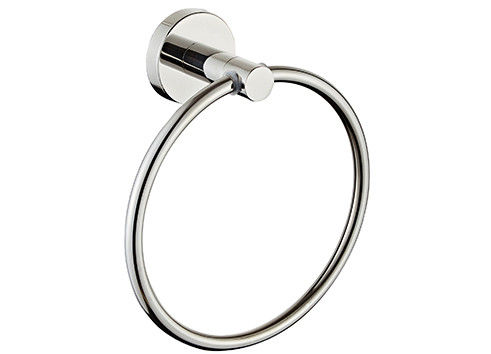 Modern Simple Classical Bathroom Towel Ring Holder Sus304 Oem Wall Mounted Polished Chrome