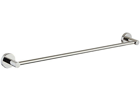 SUS304 Single Towel Bar Holder Bathroom Accessories polished Chrome OEM round classical modern project