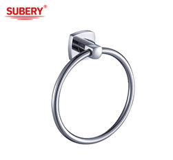 Modern Brass Towel Ring Holder Bathroom OEM Wall Mounted
