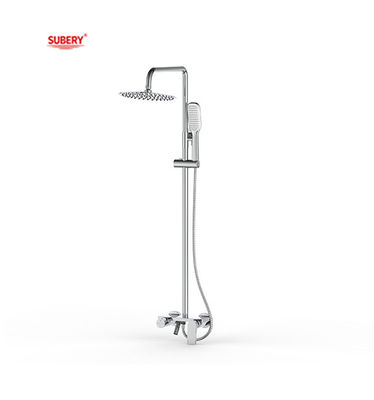 Matt Black Brass Bath Shower Faucets Thermostatic Temperature Adjustable