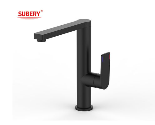 Cold And Hot OEM Kitchen Sink Faucets Chrome Brass Single Lever