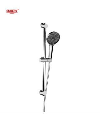 Wall Mounted Modern Shower Slide Bar Chrome Round Classical OEM