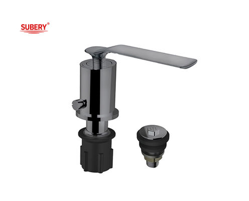 Brass Gunmetal Bathroom Taps Zinc Handle Bathroom Single Lever