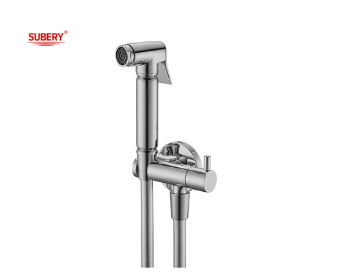 Handheld Toilet Bathroom OEM Shattaf Set Handheld Shower Bidet PVC Hose 1.50m