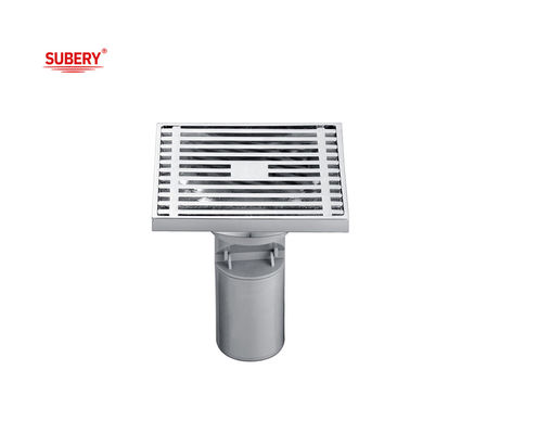 Brass Body Brass Cover Brass Floor Drain For Bathroom OEM