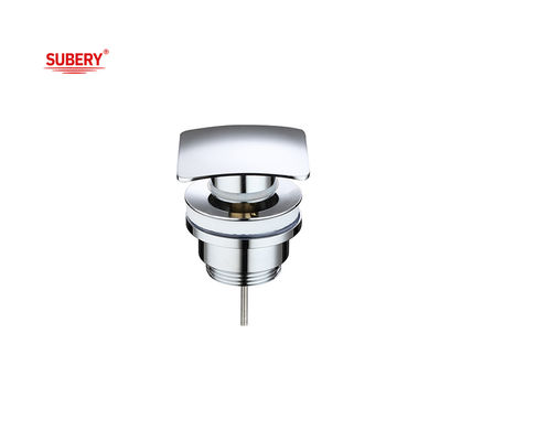 Brass basin drain drainage square cap stopper vanity Waste drain vessel pop up drain lavatory basin waste chrome OEM