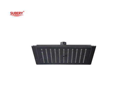 Big Size Square Rainshower Matt Black Bathroom Column OEM ABS Plastic
