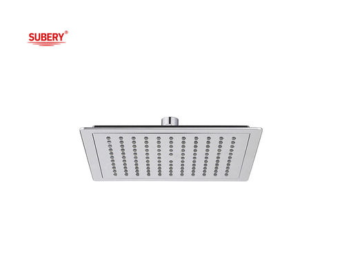 Plastic ABS Square Chrome Bathroom Rain Shower Heads Column OEM