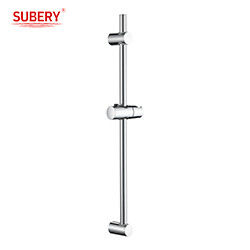Wholesale chrome round shower slide shower rod for handheld shower set