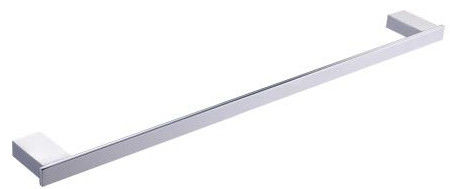 Wall Mount Screws Install Modern Single Towel Bar Stainless Steel Bathroom Accessories