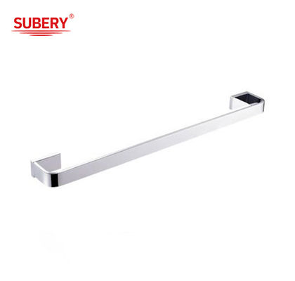 Brass single towel bar bathroom high quality chrome color OEM nobel brass mounting piece brass base
