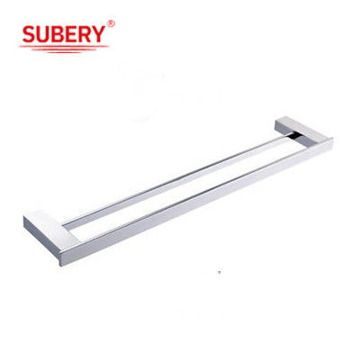 Bathroom Accessories High Quality Solid Double Poles Towel Rail Double Bars Shower Rod