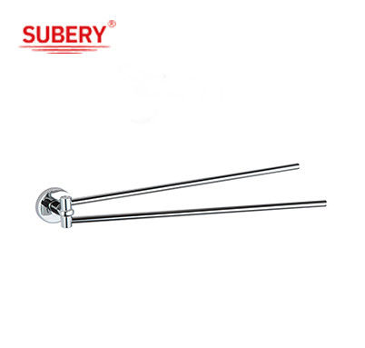 Swivel Towel Holder Bathroom Double Towel Bar Chrome Parts