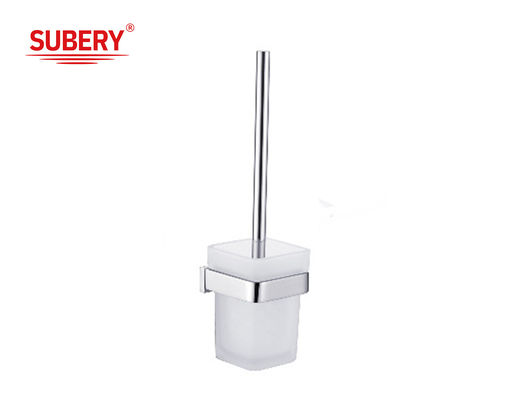 Wall Mount Stainless Steel Toilet Brush Holder Set For Bathroom Toilet Cleaning