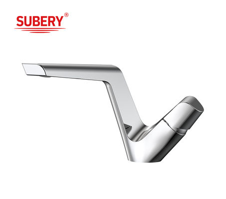 Multi-function Adjustable Pull Out White Chrome Bathroom Basin Faucet Water Tap Mixer