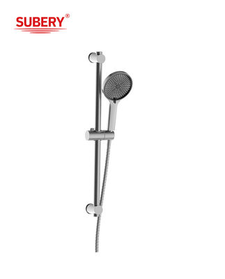 Wall Mounted Modern Shower Slide Bar Chrome Round Classical Oem