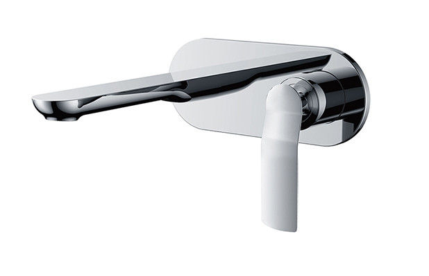 OEM Basin Mixer Faucet Single Lever Disembunyikan Di Dinding Basin Mixer Kamar Mandi Kuningan Chrome