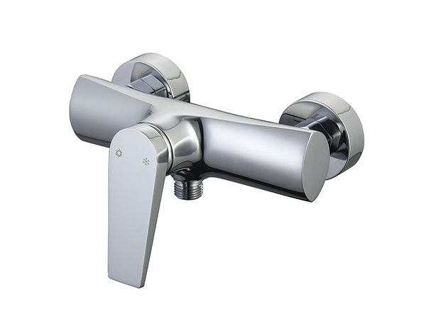 Single lever bath or shower mixer bathroom chrome brass tap faucet cold and hot OEM