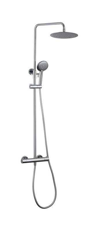 Chrome Color Brass Thermostatic Tub Shower Faucet OEM Round Classical