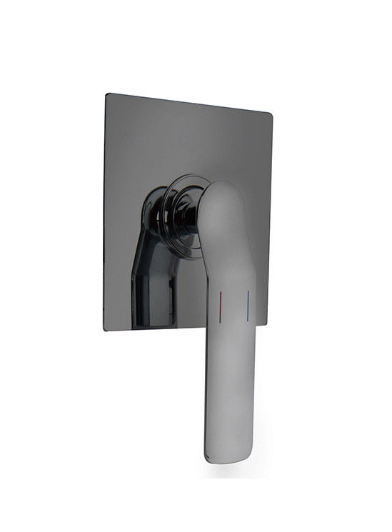 Eenvoudige hendel verborgen in de muur in het bad of douche mixer badkamer pistool metaal messing kraan headshower handshower OEM