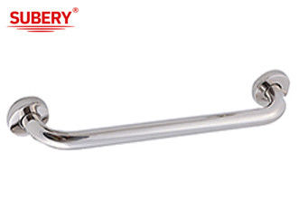 SUS304 Single grab bar holder bathtub Bathroom Accessories polished chrome OEM ODM round
