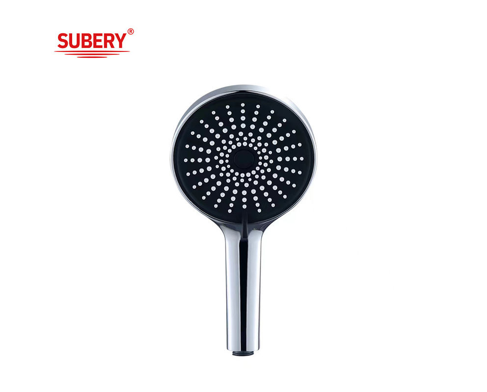 ABS 3 function handshower hand shower for shower column chrome bathroom round easy clean OEM