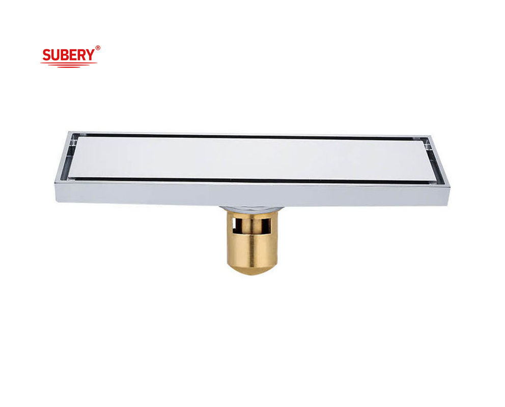 Brass Long Drain For Bathroom Floor Chrome 200 X 800mm  300 X 800mm