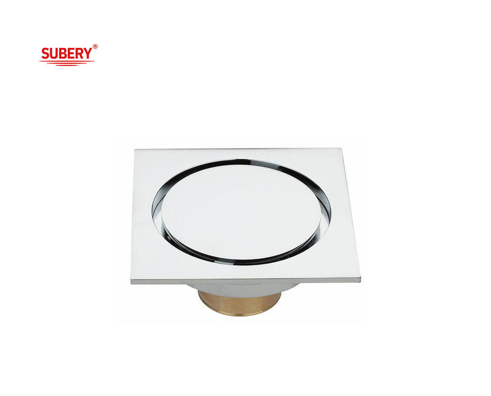 OEM Brass Bathroom Floor Drain Modern Floor Mounted 100 X 100mm 150 X 150mm