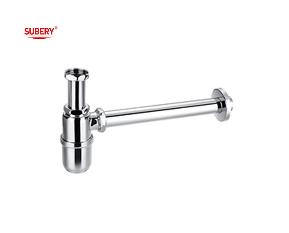 Brass bottle trap lavatory basin waste siphon bathroom basin drainage for wash basin chrome OEM