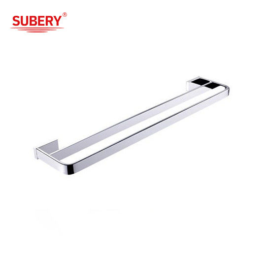 Chrome Surface Ares Idealex OEM/ODM Double Towel Bars For Bathroom Accessories In Brass