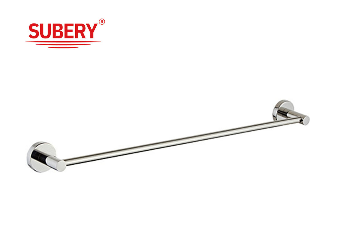 Luxury washroom single towel bar bathroom towel hook wall mounted stainless steel SUS304 towel holder rack rail