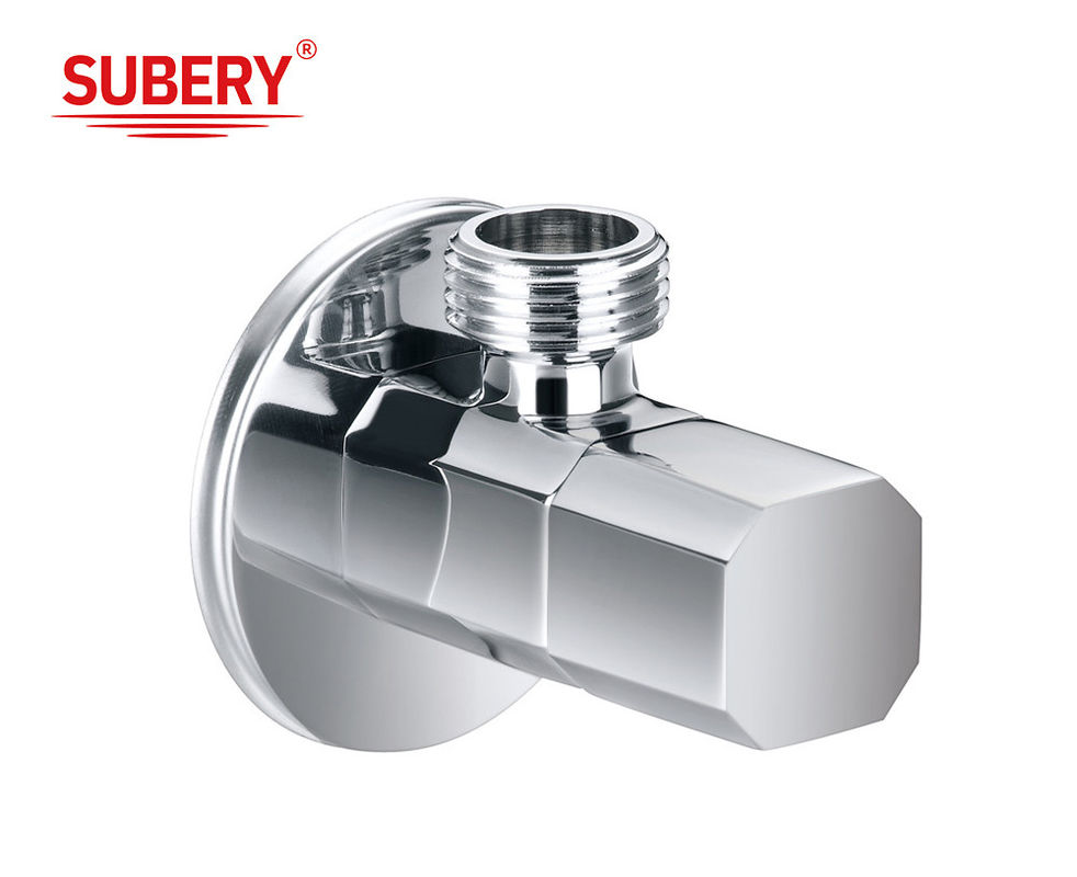 Zinc Alloy Square bathroom Cheap Angle Valve Kitchen 1/2 Inch Anti-corrosion Stop Check Core
