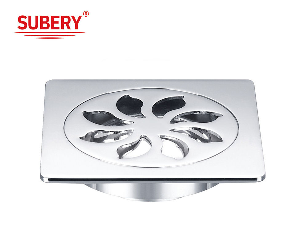 square drainage stainless steel polished floors drain low price anti-odor and anti-spill floor drain